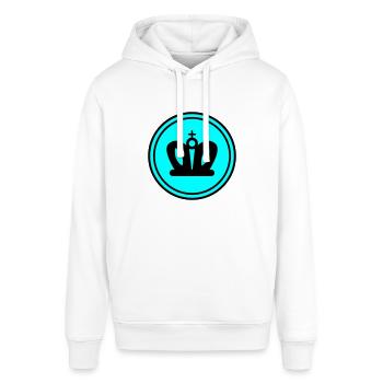 Krone - Stanley/Stella Unisex Hoodie SOUNDER - Weiß - Vorne - Alina (178cm) & Michal (187cm)