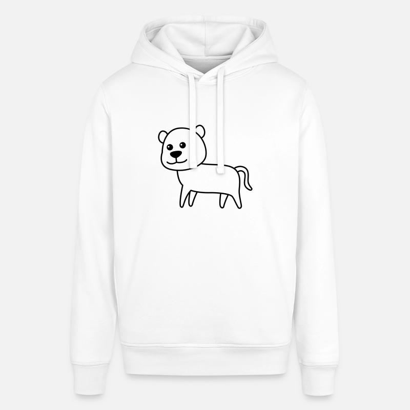 Panther Comic Animal - Sweat à capuche SOUNDER Stanley/Stella Unisexe - blanc