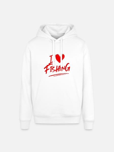 Ich Liebe Fischen - Stanley/Stella Unisex Hoodie SOUNDER - Weiß