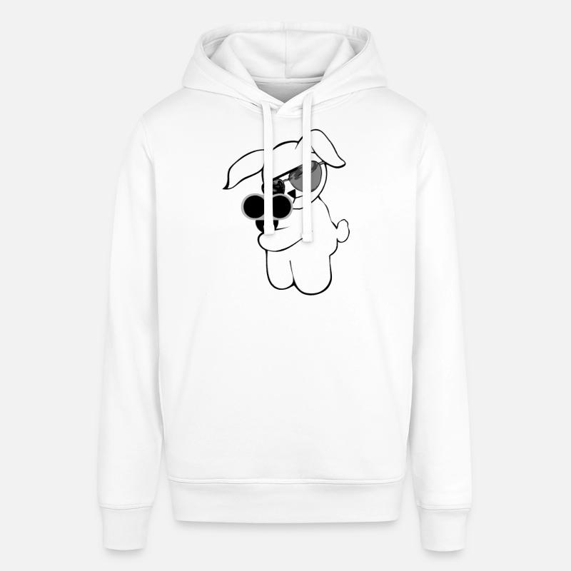 shotgun rabbit - Sweat à capuche SOUNDER Stanley/Stella Unisexe - blanc