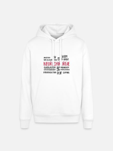 neurosurgery cloud - Stanley/Stella SOUNDER Unisex Hoodie - white
