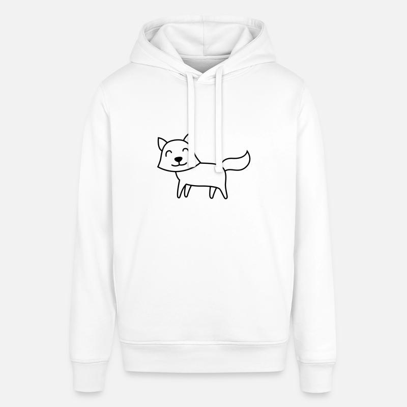 Fox Comic Animal - Sweat à capuche SOUNDER Stanley/Stella Unisexe - blanc