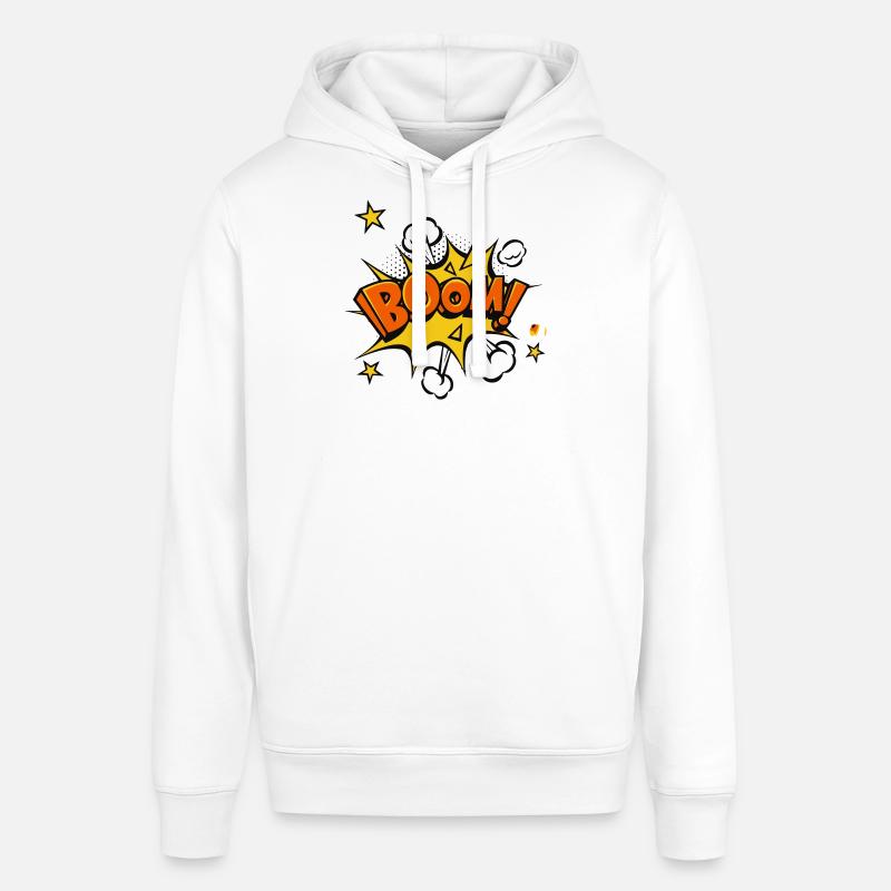 Boom Comic Explosion - Sweat à capuche SOUNDER Stanley/Stella Unisexe - blanc