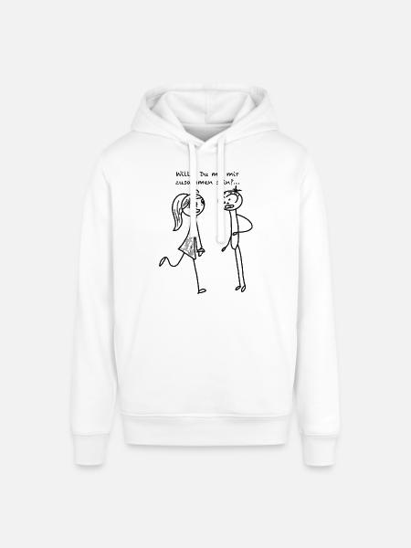 Zusammen sein - Stanley/Stella Unisex Hoodie SOUNDER - Weiß