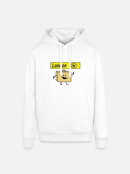 Suitcase london - Stanley/Stella SOUNDER Unisex Hoodie - white
