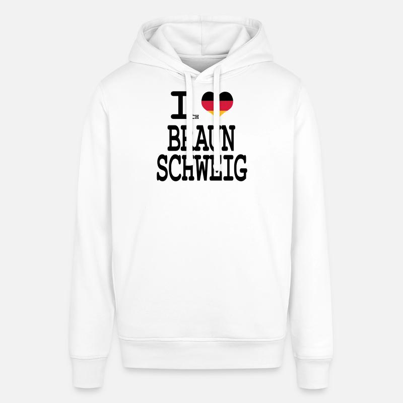 J'aime Brunswick - Sweat à capuche SOUNDER Stanley/Stella Unisexe - blanc