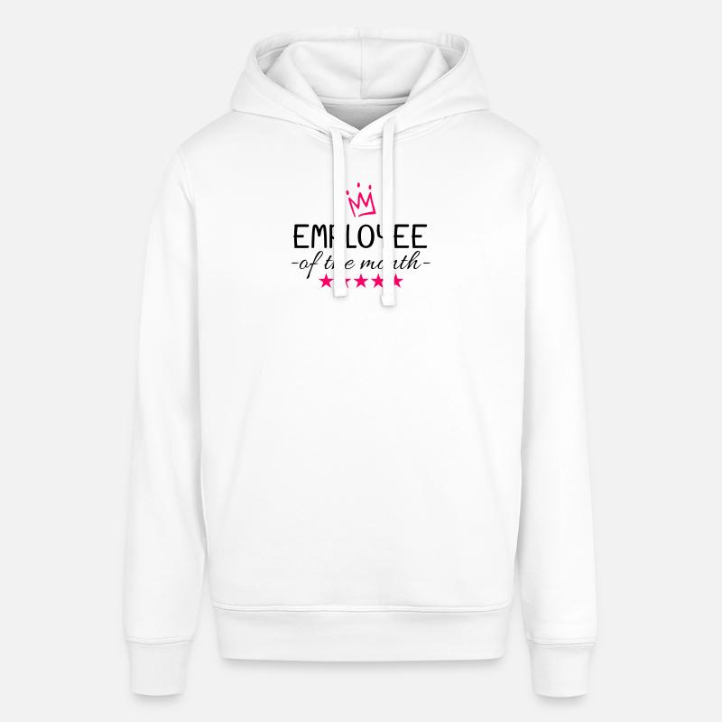 Cadeau de l’employé du mois - Sweat à capuche SOUNDER Stanley/Stella Unisexe - blanc