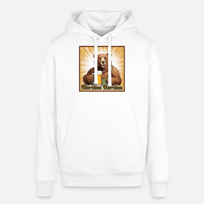 Bierchen Bärchen - Stanley/Stella Unisex Hoodie SOUNDER - Weiß