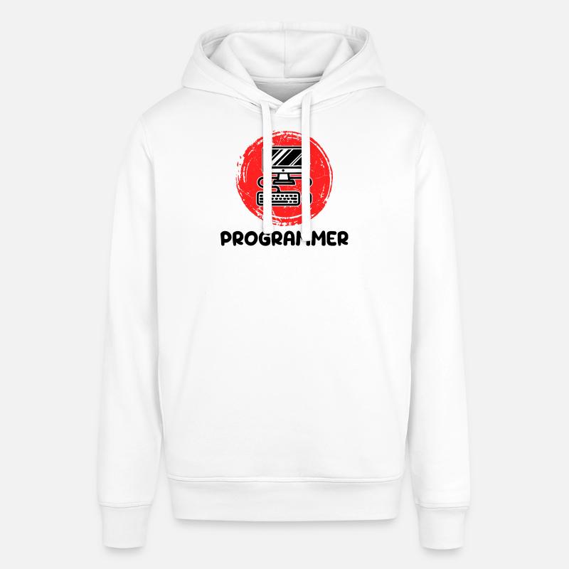 Computer Developer Programmer Code Scripting - Stanley/Stella SOUNDER Unisex Hoodie - white