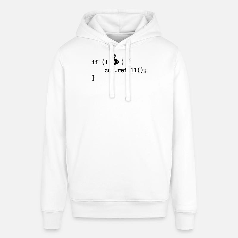 Developer Programmierer Code Webentwickler Debug - Stanley/Stella Unisex Hoodie SOUNDER - Weiß