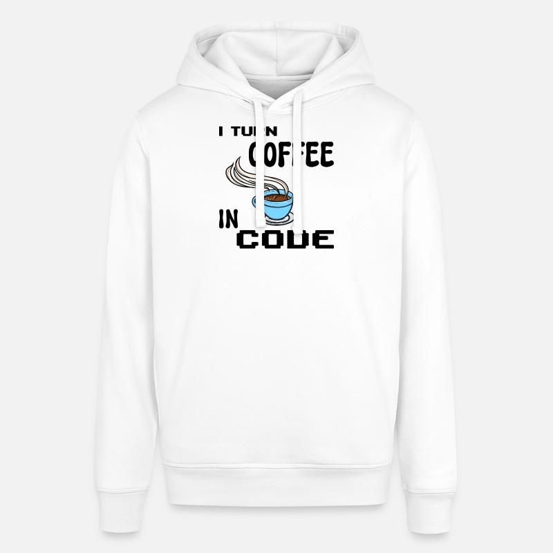 Programmeur de code Scripting Statement Développeur - Sweat à capuche SOUNDER Stanley/Stella Unisexe - blanc