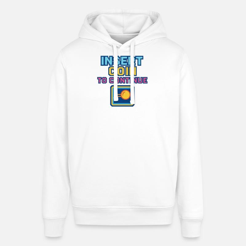 Conception de jeux d’arcade Retro Pixel - Sweat à capuche SOUNDER Stanley/Stella Unisexe - blanc
