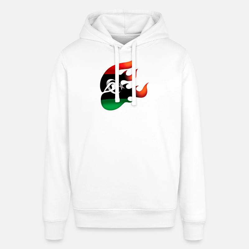 Drapeau de la Libye - Libye - Ninja - Sweat à capuche SOUNDER Stanley/Stella Unisexe - blanc
