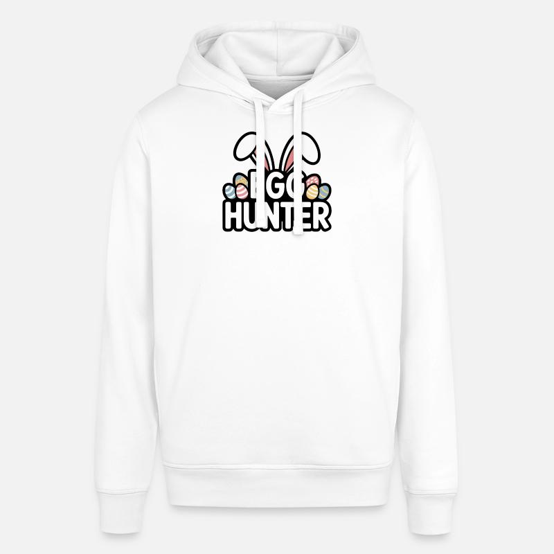 Egg Hunter Bunny – Conception de Pâques - Sweat à capuche SOUNDER Stanley/Stella Unisexe - blanc