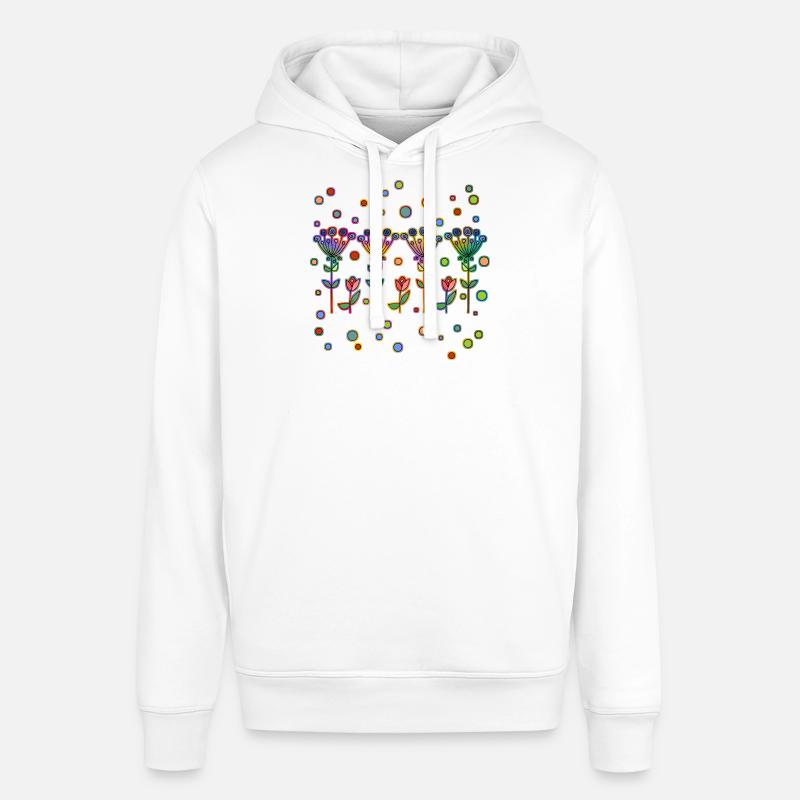 Fleur - Sweat à capuche SOUNDER Stanley/Stella Unisexe - blanc
