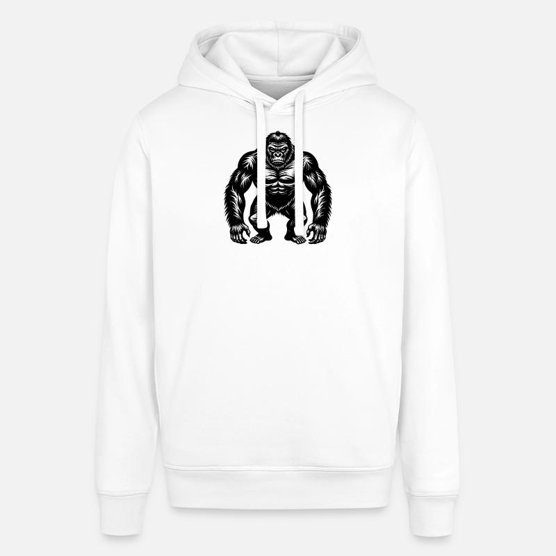 gorille - Sweat à capuche SOUNDER Stanley/Stella Unisexe - blanc