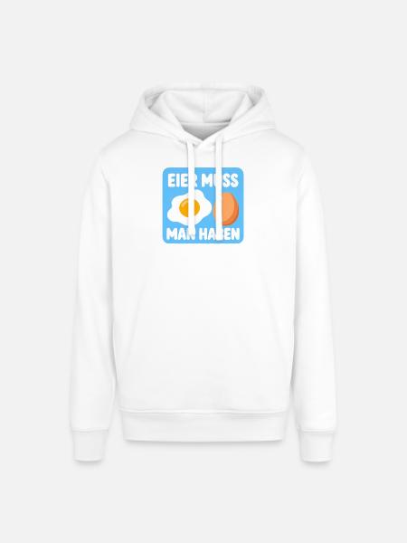 Eier muss man haben - Stanley/Stella Unisex Hoodie SOUNDER - Weiß