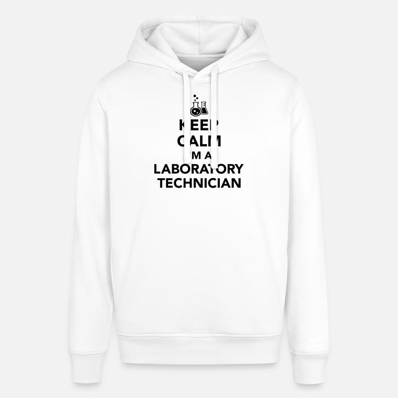 Laboratory technician - Sweat à capuche SOUNDER Stanley/Stella Unisexe - blanc