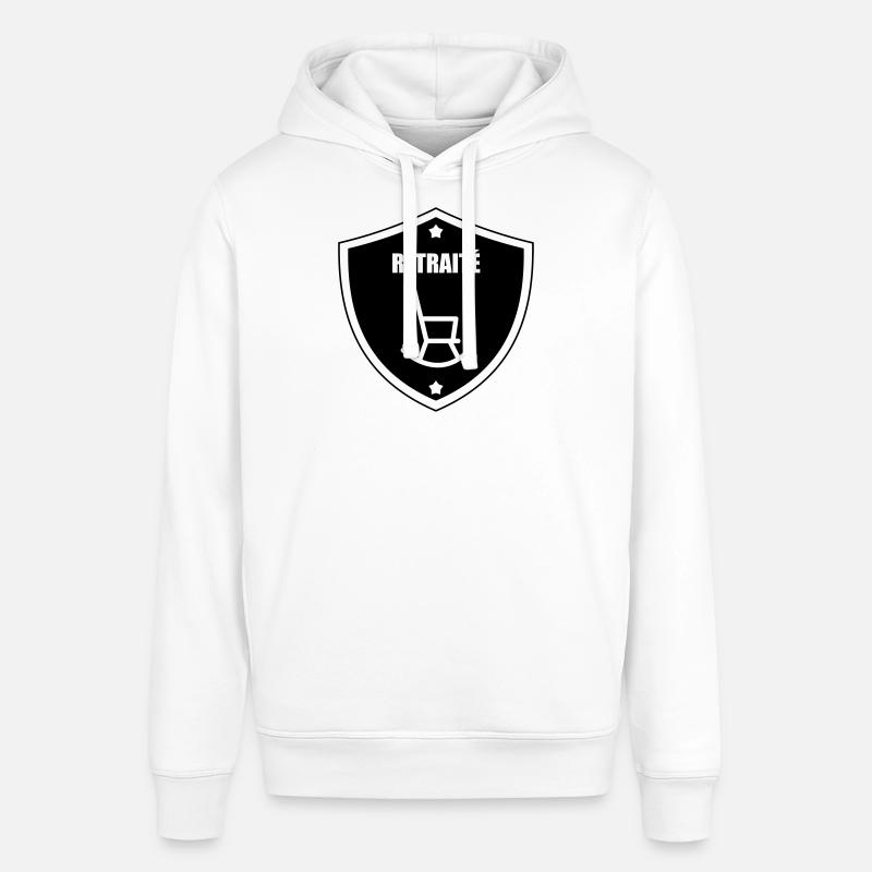 retraite / retraité / retraitée / pension - Sweat à capuche SOUNDER Stanley/Stella Unisexe - blanc