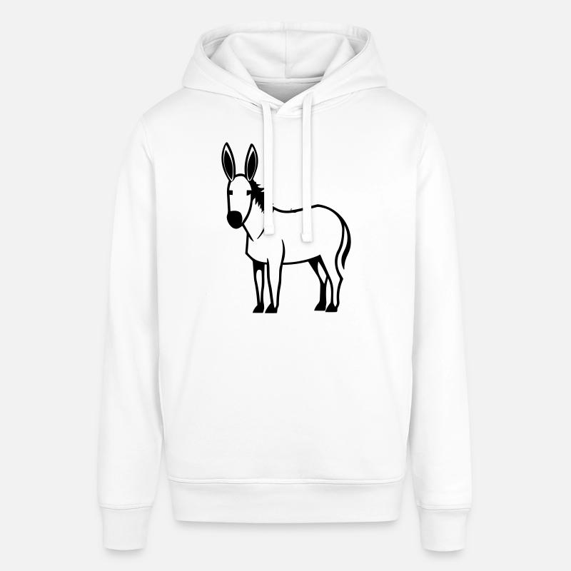âne - Sweat à capuche SOUNDER Stanley/Stella Unisexe - blanc
