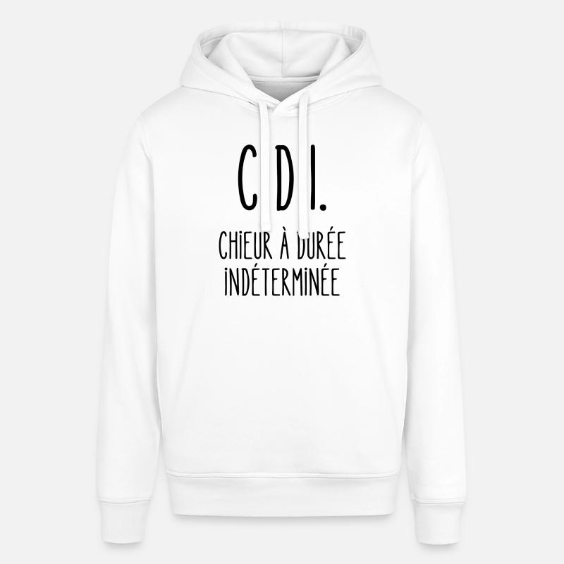 chieur à durée indéterminée - Sweat à capuche SOUNDER Stanley/Stella Unisexe - blanc