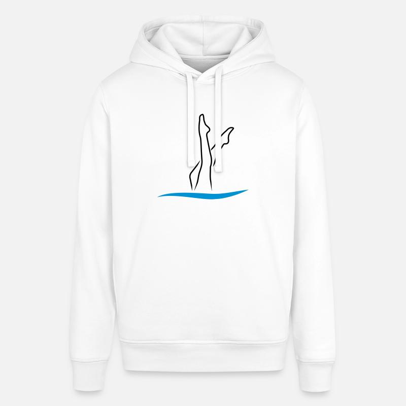 Nage synchrone - Sweat à capuche SOUNDER Stanley/Stella Unisexe - blanc