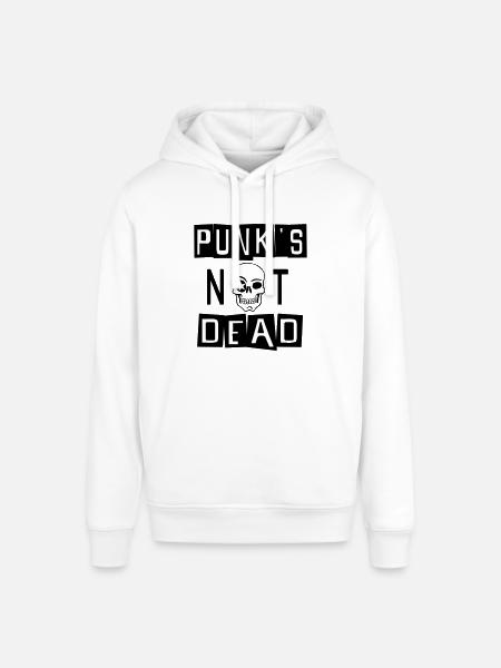 PUNK'S NOT DEAD - Sweat à capuche SOUNDER Stanley/Stella Unisexe - blanc