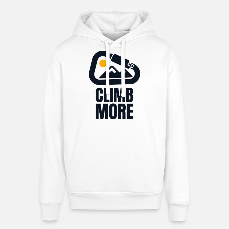 Grimpez plus - Cadeau de grimpeur - Sweat à capuche SOUNDER Stanley/Stella Unisexe - blanc