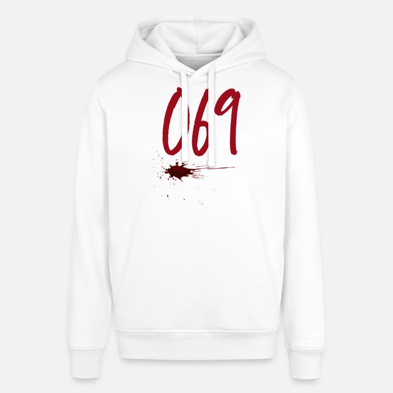 Code postal Francfort 069 - Sweat à capuche SOUNDER Stanley/Stella Unisexe - blanc