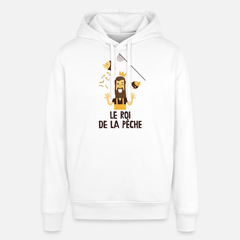 Le roi de la pêche - Sweat à capuche SOUNDER Stanley/Stella Unisexe - blanc