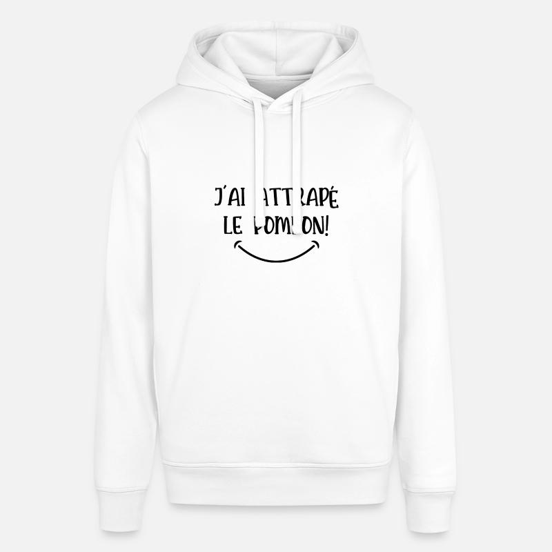 j'ai attrapé le pompon - Sweat à capuche SOUNDER Stanley/Stella Unisexe - blanc