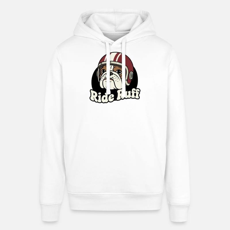 Conception du casque Ride Ruff Bulldog - Sweat à capuche SOUNDER Stanley/Stella Unisexe - blanc