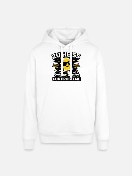 zu heiss für Probleme - Stanley/Stella Unisex Hoodie SOUNDER - Weiß