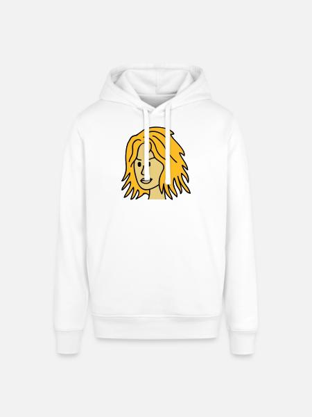Angry Woman Face - Stanley/Stella SOUNDER Unisex Hoodie - white