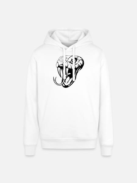 Snake - Stanley/Stella SOUNDER Unisex Hoodie - white