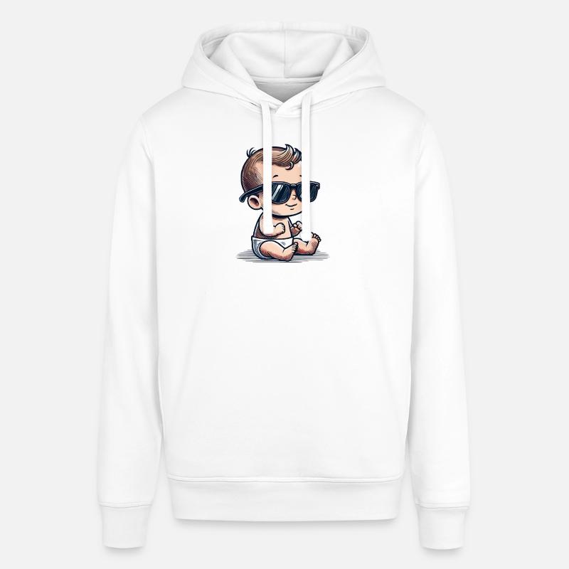 Lunettes de soleil pour bébé - Sweat à capuche SOUNDER Stanley/Stella Unisexe - blanc