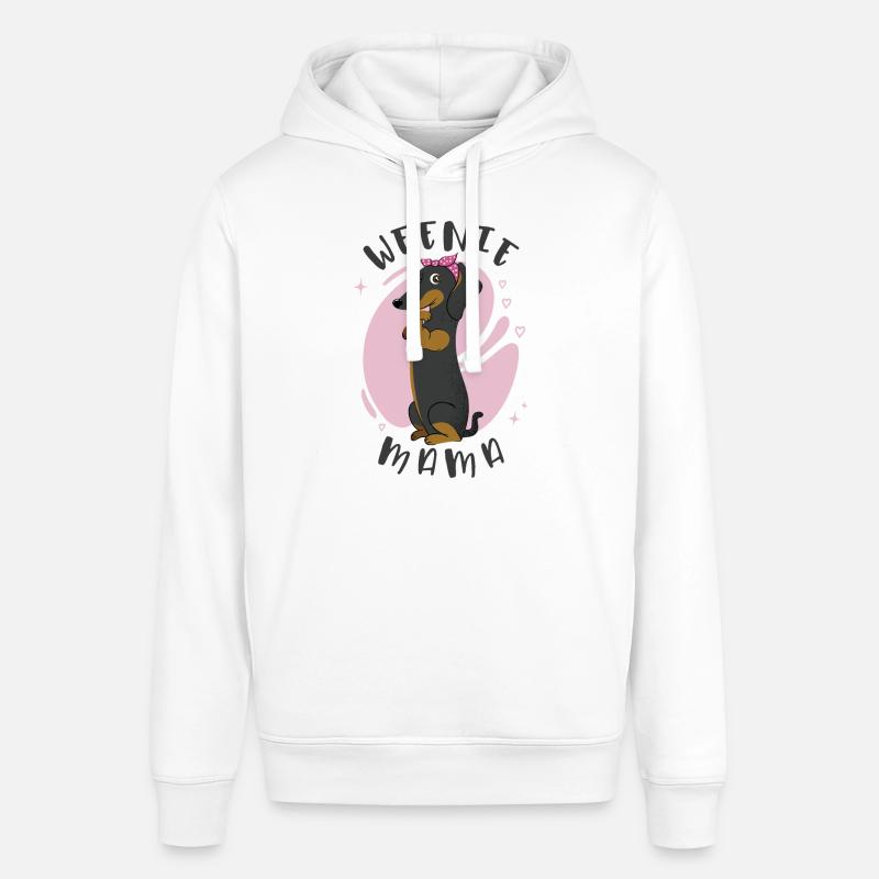 Weenie Maman Teckel - Sweat à capuche SOUNDER Stanley/Stella Unisexe - blanc
