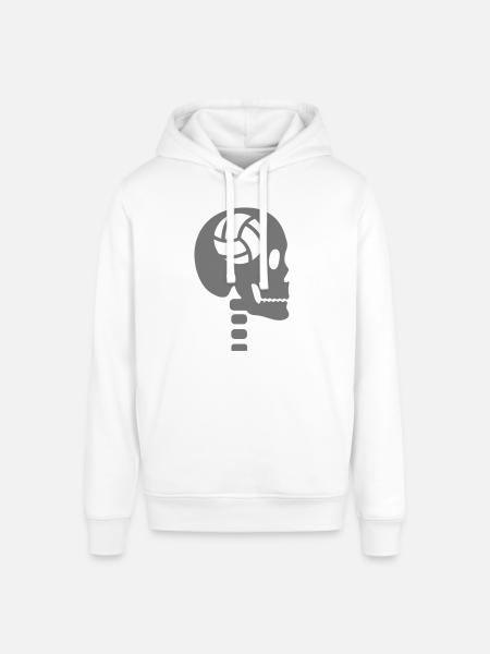 Volleyball i hovedet - Stanley/Stella SOUNDER unisex hoodie - hvid
