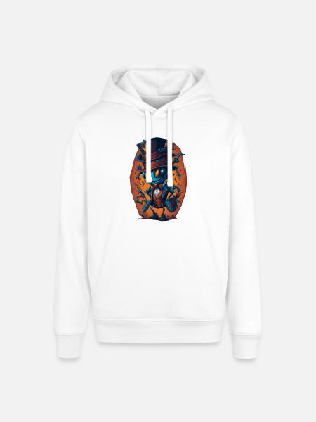 Ant with Hat Funny - Stanley/Stella SOUNDER Unisex Hoodie - white