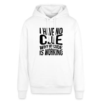 I have no clue why my code is working - Stanley/Stella SOUNDER Unisex Hoodie - white - Front - Alina (178cm) & Michal (187cm)
