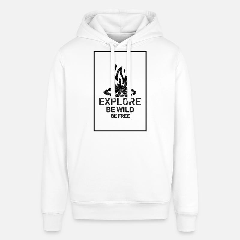 B Wild B Gratuit - Sweat à capuche SOUNDER Stanley/Stella Unisexe - blanc