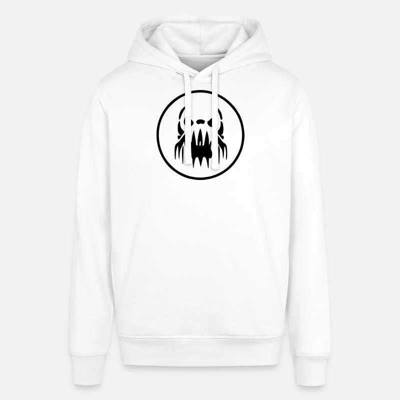 Logo Zombie Alien - Sweat à capuche SOUNDER Stanley/Stella Unisexe - blanc