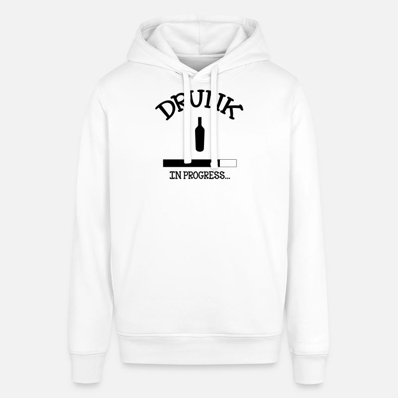 Drunk in Progress - alcool - Sweat à capuche SOUNDER Stanley/Stella Unisexe - blanc