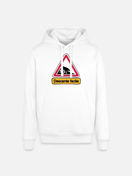 90 descent facile3 - Stanley/Stella SOUNDER Unisex Hoodie - white