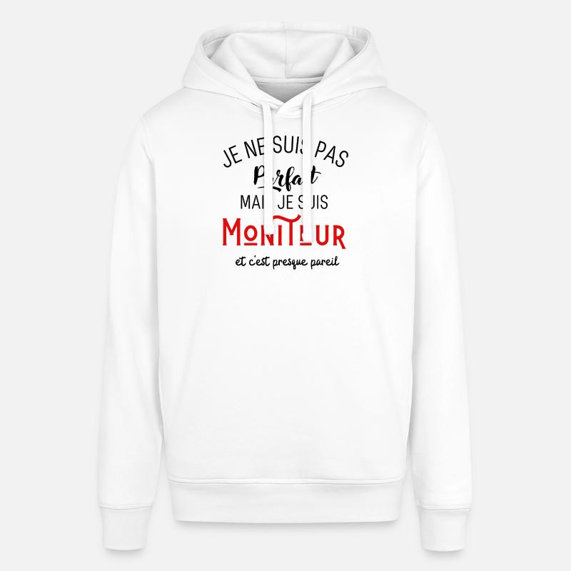 Pas parfait mais moniteur - Sweat à capuche SOUNDER Stanley/Stella Unisexe - blanc