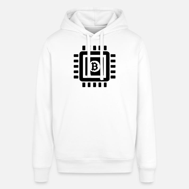 Bitcoin processor - Sweat à capuche SOUNDER Stanley/Stella Unisexe - blanc