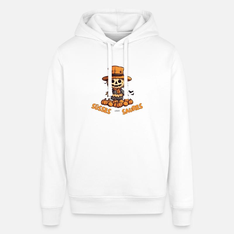 Süßes oder Saueres Halloween Vogelscheuche - Stanley/Stella Unisex Hoodie SOUNDER - Weiß