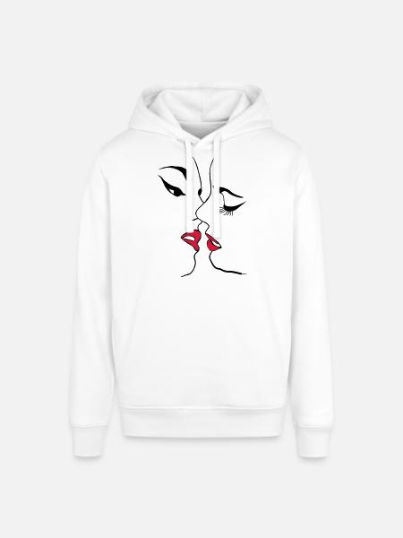 Lesbian - Stanley/Stella SOUNDER Unisex Hoodie - white