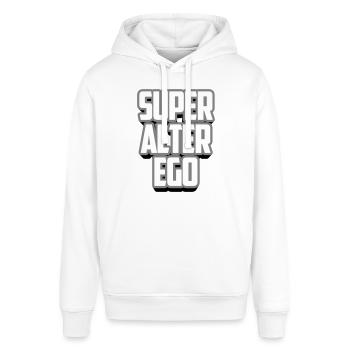 Super alter ego | Colors can be changed - Stanley/Stella SOUNDER Unisex Hoodie - white - Front - Alina (178cm) & Michal (187cm)