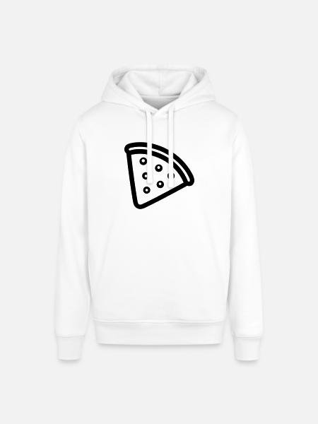 Pizza slice - Stanley/Stella SOUNDER Unisex Hoodie - white